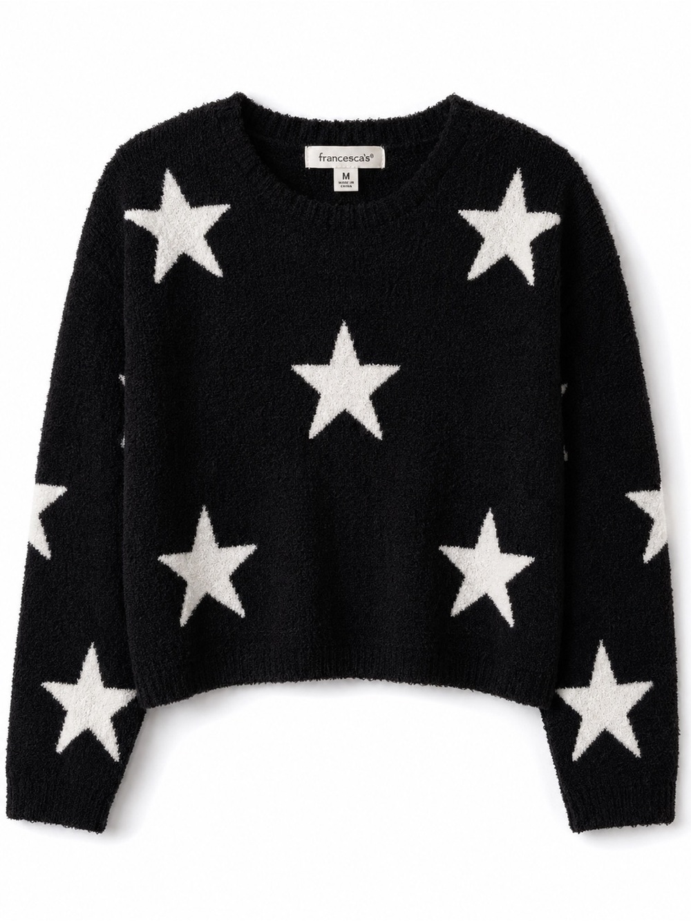 Black & White Star Sweater